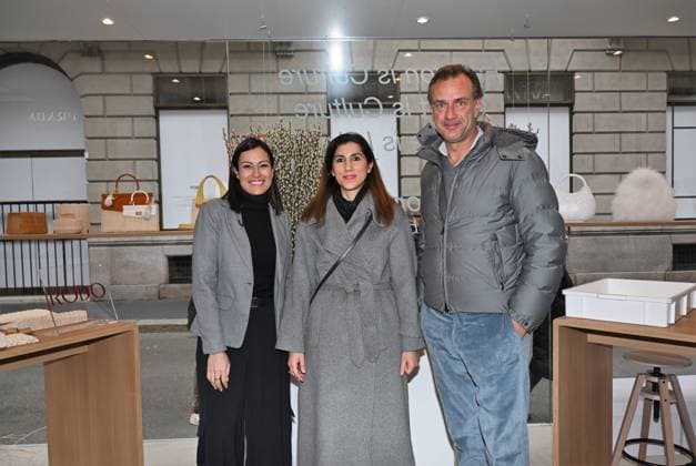 Milan, Italy The Luxury Icons inauguration and presentation at the MonteNapoleone District, the initiative included in the program of the Milan Cortina 2026 Cultural Olympics. In the photo: Alessia Cappello, Councilor for Economic Development and Labor Policies of the Municipality of Milan, Guglielmo Miani, President of the MonteNapoleone District, Annalisa Cardinale, Director of RODO  Copyright: xNickxZonnax xipa-agency.netx xNickxZonnax IPA_Agency_IPA71223155