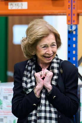 10-02-2026 Queen Sofia visited the Bizkaia Food Bank Association, created in 1995 in Basauri and aims to cover the basic food needs of people living in poverty and to fight against wastage, in Madrid. No Spain Â  Copyright: xPPEx