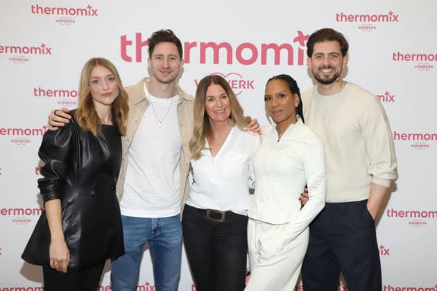 Longevity & Thermomix Event Nora Dietrich, Doc Felix, Bettina Graf, Barbara Becker, Chris Wackert, Longevity & Thermomix Event, kju Studio Hamburg, 10.02.2026 Copyright: xEventpressxBecherx