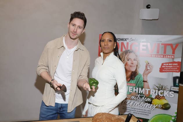 Longevity & Thermomix Event Doc Felix, Barbara Becker, Longevity & Thermomix Event, kju Studio Hamburg, 10.02.2026 Copyright: xEventpressxBecherx