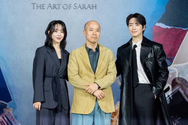Netflix series The Art of Sarah press conference SEOUL, SOUTH KOREA, FEB 10: Shin Hae-sun, director Kim Jin-min, Lee Jun-hyuk during Netflix series The Art of Sarah press conference at The CGV Apgujeong in Seoul, South Korea, on February 10, 2026. Seoul The CGV Apgujeong South Korea 8256_286474 Copyright: xStevexChoxKyewoong PentaxPressx