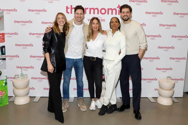 Nora Dietrich, Doc Felix, Bettina Graf, Barbara Becker, Chris Wackert zu Gast auf dem Koch Vorstellung Longevity und Thermomix Event im kju Studio am Dienstag 10.Februar 2026 in Hamburg Hamburg Deutschland