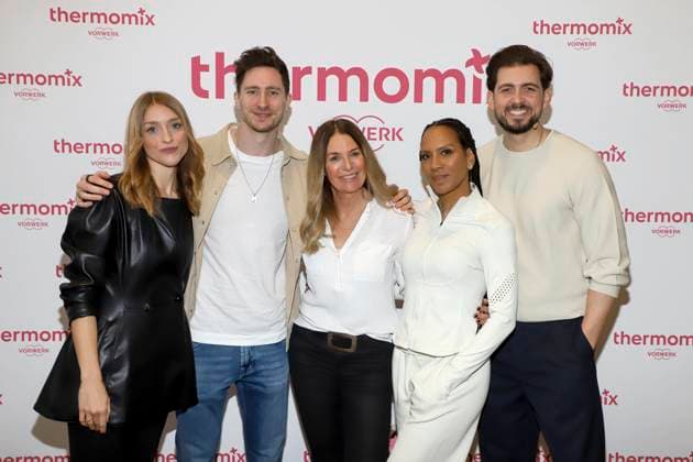 Nora Dietrich, Doc Felix, Bettina Graf, Barbara Becker, Chris Wackert zu Gast auf dem Koch Vorstellung Longevity und Thermomix Event im kju Studio am Dienstag 10.Februar 2026 in Hamburg Hamburg Deutschland