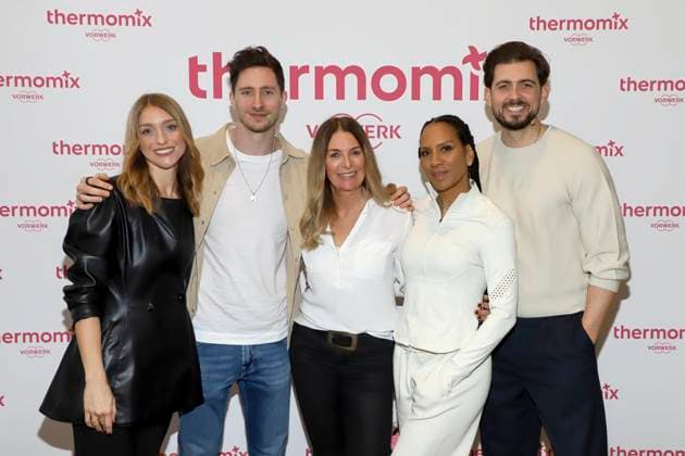 Nora Dietrich, Doc Felix, Bettina Graf, Barbara Becker, Chris Wackert zu Gast auf dem Koch Vorstellung Longevity und Thermomix Event im kju Studio am Dienstag 10.Februar 2026 in Hamburg Hamburg Deutschland