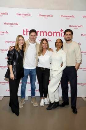 Nora Dietrich, Doc Felix, Bettina Graf, Barbara Becker, Chris Wackert zu Gast auf dem Koch Vorstellung Longevity und Thermomix Event im kju Studio am Dienstag 10.Februar 2026 in Hamburg Hamburg Deutschland