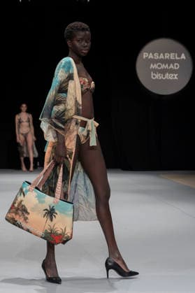 February 10, 2026, Madrid, Madrid, Spain: The model walks the runway at the MOMAD International Fashion Show, wearing designs by students from the ACQUADICOCCO, Madrid School of Fashion Design), Madrid, (02.06.26) Madrid Spain  - ZUMAc312 20260210_zsp_c312_059 Copyright: xOscarxManuelxSanchezx