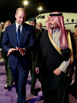 The Prince of Wales Visits Saudi Arabia Day Two 10 02 2026. Riyadh, Saudi Arabia. The Prince of Wales arrived in AlUla, where he was welcomed by HRH Prince Salman bin Sultan bin Abdulaziz Al Saud, Governor of Madinah., Credit:Pete Maclaine Avalon Saudi Arabia, Riyadh  Copyright: xPetexMaclainex xAvalonx 1073760515