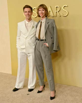 Steve Pinder and Julia Aks attend the 98th annual Oscars nominees luncheon at the Beverly Hilton Hotel in Beverly Hills, California on Tuesday, February 10, 2026.  LAP20260210629 JIMxRUYMEN