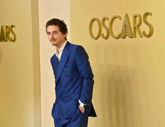 Timothée Chalamet attends the 98th annual Oscars nominees luncheon at the Beverly Hilton Hotel in Beverly Hills, California on Tuesday, February 10, 2026.  LAP20260210664 JIMxRUYMEN