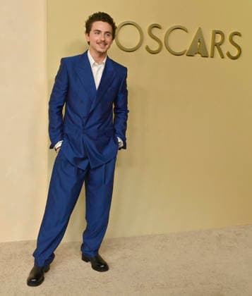 Timothée Chalamet attends the 98th annual Oscars nominees luncheon at the Beverly Hilton Hotel in Beverly Hills, California on Tuesday, February 10, 2026.  LAP20260210670 JIMxRUYMEN