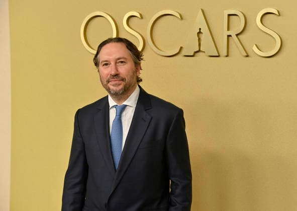 Teddy Schwarzman attends the 98th annual Oscars nominees luncheon at the Beverly Hilton Hotel in Beverly Hills, California on Tuesday, February 10, 2026.  LAP20260210718 JIMxRUYMEN