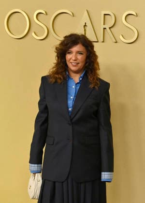 Kaouther Ben Hania attends the 98th annual Oscars nominees luncheon at the Beverly Hilton Hotel in Beverly Hills, California on Tuesday, February 10, 2026.  LAP20260210712 JIMxRUYMEN
