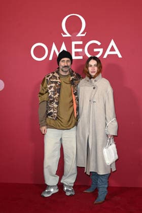 Milan, OMEGA House Milan. Pictured: Andrea Rosso and Fabiola Di Virgilio  Copyright: xSimonexComix xipa-agency.netx xComi Terenghix IPA_Agency_IPA71243215