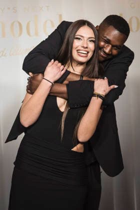 GNTM, Preview zur 21. Staffel im Zoo Palast, Berlin, 09.02.2026 Xenia Tsilikova und Marvin de Graft bei der Preview zur 21. Staffel von Germany s Next Topmodel - by Heidi Klum am 09.02.2026 im Zoopalast Berlin Berlin Zoo Palast Berlin Deutschland Copyright: xGüntherxDornx
