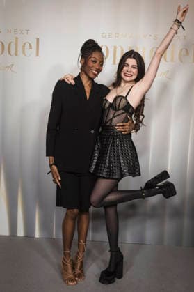 GNTM, Preview zur 21. Staffel im Zoo Palast, Berlin, 09.02.2026 Toni Dreher-Adenuga, Klaudia Giez bei der Preview zur 21. Staffel von Germany s Next Topmodel - by Heidi Klum am 09.02.2026 im Zoopalast BerlinToni Dreher-Adenuga und Klaudia Giez bei der Preview zur 21. Staffel von Germany s Next Topmodel - by Heidi Klum am 09.02.2026 im Zoopalast Berlin Berlin Zoo Palast Berlin Deutschland Copyright: xGüntherxDornx