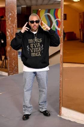 Sanremo: 76th Italian Song Festival. Fourth day of rehearsals. Pictured: Luchè  Copyright: xMaurizioxD Avanzox xipa-agency.netx xMaurizioxDxAvanzox IPA_Agency_IPA71247763