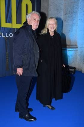 Rome, Cinema The Space Moderno Preview of the series Portobello , In the photo: Michele Santoro with Sanja Podgajski  Copyright: xVincenzoxLandix xipa-agency.netx xVincenzoxLandix IPA_Agency_IPA71264831