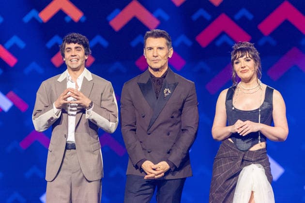 First semifinal of Benidorm Fest 2026 Presenters during the celebration of the first semifinal of Benidorm Fest, on February 10, 2026, in Benidorm, Alicante, Comunidad Valenciana Spain The Benidorm Fest faces its fifth edition, which takes place next February 10, 12 and 14, and that, although it will not serve to choose the representative of Spain in the Eurovision Song Contest after the withdrawal of RTVE for the participation of Israel, will award more prizes for the contestants Joaquín P Espana Copyright: xJoaquinxP.xReinax 7281067