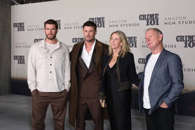 World Premiere Of Amazon MGM Studios Crime 101 in Los Angeles, 10 February 2026 Liam Hemsworth, Chris Hemsworth and guest at the World Premiere Of Amazon MGM Studios Crime 101 held at The United Theater on Broadway at STILE Downtown Los Angeles by Kasa in Los Angeles, California, United States on 10 February 2026., Credit:Xavier Collin Avalon USA, California, Los Angeles  Copyright: xXavierxCollinx xAvalonx 1073884208
