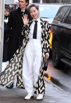 Celebs At The Ralph Lauren Fashion Show - NYC Cecilia Yip attends the Ralph Lauren show during the New York Fashion Week in NY on February 10, 2026. Photo by Charles Guerin ABACAPRESS.COM New York NY  Copyright: xGuerinxCharles ABACAx