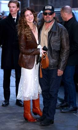 Celebs At The Ralph Lauren Fashion Show - NYC Lana del Rey and Jeremy Dufrene attend the Ralph Lauren show during the New York Fashion Week in NY on February 10, 2026. Photo by Charles Guerin ABACAPRESS.COM New York NY  Copyright: xGuerinxCharles ABACAx