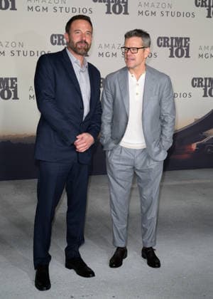 Crime 101 Premiere - Los Angeles, USA LOS ANGELES, USA. February 10, 2026: Ben Affleck & Matt Damon at the premiere for Crime 101 at the United Theatre. Los Angeles CA USA  Copyright: xPaulxSmith Featureflashx