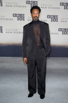 Crime 101 Premiere - Los Angeles, USA LOS ANGELES, USA. February 10, 2026: Corey Hawkins at the premiere for Crime 101 at the United Theatre. Los Angeles CA USA  Copyright: xPaulxSmith Featureflashx