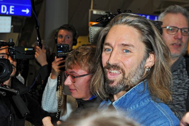 RTL - Dschungelcamp 2026. Gil Ofarim anläßlich der Ankunft der Kandidaten der RTL - Sendung Ich bin ein Star - holt mich hier raus vom Dschungel-Camp 2026 in Australien am 11.02.2026 auf dem Flughafen Frankfurt Main. 20260211MWI109779
