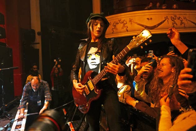 Lucio Corsi performing at Shepherd™s Bush Empire LONDON, ENGLAND - FEBRUARY 10: Lucio Corsi performing at Shepherd™s Bush Empire on February 10, 2026 in London, England. CAP MAR MAR Great Britain Copyright: xMartinxHarris CapitalxPicturesx