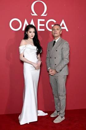 Guan Xiaotong Raynald Aeschlimann Photocall for the White Winter party at Omega House during the Milan Cortina 2026 Winter Olympics, in Milan, Italy on February 10, 2026 Photocall for the White Winter party at Omega House during the Milan Cortina 2026 Winter Olympics, in Milan, Italy on February 10, 2026 Italie  Copyright: xMassimilianoxMontigellix xSGPx xBestimagexMassimilianoxMontigellix xSGPx xBestimagex