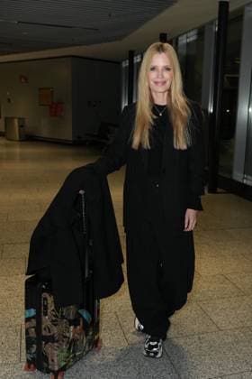 RTL Dschungelcamp - Frankfurt 2026. Mirja du Mont bei der Rueckkehr der Dschungelcamp-Kandidaten der RTL-Reality-TV-Show - Ich bin ein Star – Holt mich hier raus! aus Australien am 11.02.2026 am Flughafen Frankfurt am Main. Frankfurt Flughafen Hessen