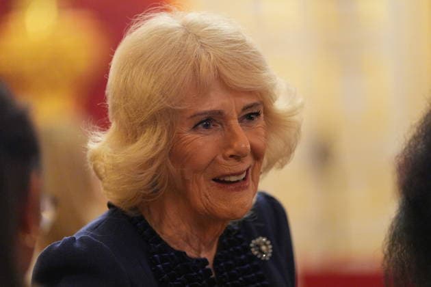 Queen Camilla hosts The Amber Trust reception Queen Camilla speaks to guests following a musical performance to celebrate 30 years of The Amber Trust, which provides musical opportunities for blind and partially sighted children, including children with more complex needs, at St James Palace, London. Picture date: Tuesday February 10, 2026., Credit:Yui Mok Avalon UK, London  Copyright: xYuixMokx xAvalonx 1073948432
