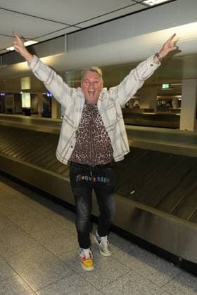 RTL Dschungelcamp - Frankfurt 2026. Hubert Fella bei der Rueckkehr der Dschungelcamp-Kandidaten der RTL-Reality-TV-Show - Ich bin ein Star – Holt mich hier raus! aus Australien am 11.02.2026 am Flughafen Frankfurt am Main. Frankfurt Flughafen Hessen