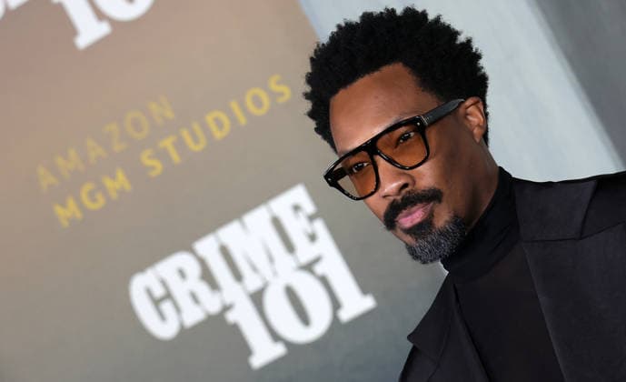 10 February, 2026 - Los Angeles, California -Corey Hawkins. World Premiere Of Amazon MGM Studios Crime 101 held at The United Theater on Broadway, in Los Angeles. Los Angeles USA - ZUMAa123 20260210_zaa_a123_119 Copyright: xADx