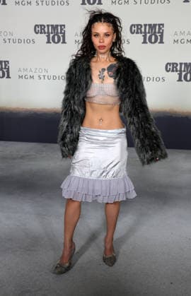 10 February, 2026 - Los Angeles, California. - Snitchery World Premiere Of Amazon MGM Studios Crime 101 held at The United Theater on Broadway, in Los Angeles. Los Angeles USA  - ZUMAa123 20260210_zaa_a123_230 Copyright: xADx