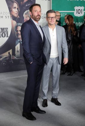10 February, 2026 - Los Angeles, California -Ben Affleck, Matt Damoni. World Premiere Of Amazon MGM Studios Crime 101 held at The United Theater on Broadway, in Los Angeles. Los Angeles USA  - ZUMAa123 20260210_zaa_a123_194 Copyright: xADx