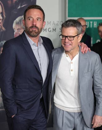 10 February, 2026 - Los Angeles, California -Ben Affleck, Matt Damoni. World Premiere Of Amazon MGM Studios Crime 101 held at The United Theater on Broadway, in Los Angeles. Los Angeles USA  - ZUMAa123 20260210_zaa_a123_196 Copyright: xADx