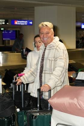 RTL Dschungelcamp - Frankfurt 2026. Hubert Fella bei der Rueckkehr der Dschungelcamp-Kandidaten der RTL-Reality-TV-Show - Ich bin ein Star – Holt mich hier raus! aus Australien am 11.02.2026 am Flughafen Frankfurt am Main. Frankfurt Flughafen Hessen