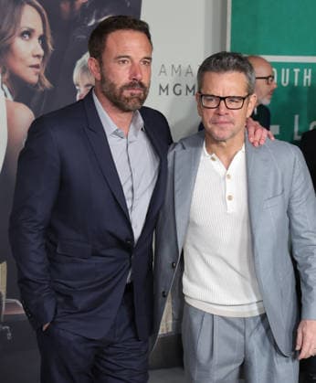 10 February, 2026 - Los Angeles, California -Ben Affleck, Matt Damoni. World Premiere Of Amazon MGM Studios Crime 101 held at The United Theater on Broadway, in Los Angeles. Los Angeles USA - ZUMAa123 20260210_zaa_a123_169 Copyright: xADx