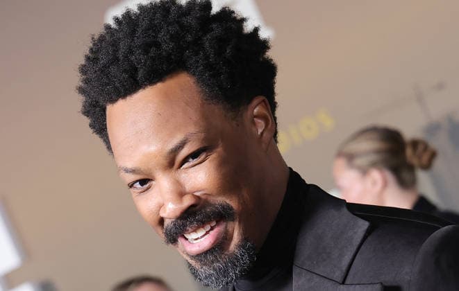 10 February, 2026 - Los Angeles, California -Corey Hawkins. World Premiere Of Amazon MGM Studios Crime 101 held at The United Theater on Broadway, in Los Angeles. Los Angeles USA - ZUMAa123 20260210_zaa_a123_170 Copyright: xADx