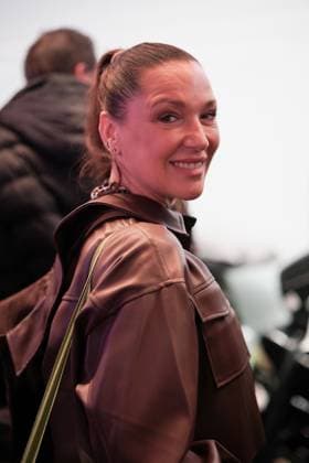 RTL Dschungelcamp - Frankfurt 2026. Simone Ballack bei der Rueckkehr der Dschungelcamp-Kandidaten der RTL-Reality-TV-Show - Ich bin ein Star – Holt mich hier raus! aus Australien am 11.02.2026 am Flughafen Frankfurt am Main. Frankfurt Flughafen Hessen