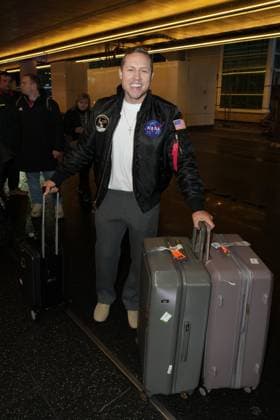 RTL Dschungelcamp - Frankfurt 2026. Patrick Romer bei der Rueckkehr der Dschungelcamp-Kandidaten der RTL-Reality-TV-Show - Ich bin ein Star – Holt mich hier raus! aus Australien am 11.02.2026 am Flughafen Frankfurt am Main. Frankfurt Flughafen Hessen
