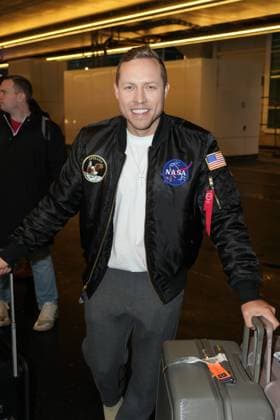 RTL Dschungelcamp - Frankfurt 2026. Patrick Romer bei der Rueckkehr der Dschungelcamp-Kandidaten der RTL-Reality-TV-Show - Ich bin ein Star – Holt mich hier raus! aus Australien am 11.02.2026 am Flughafen Frankfurt am Main. Frankfurt Flughafen Hessen