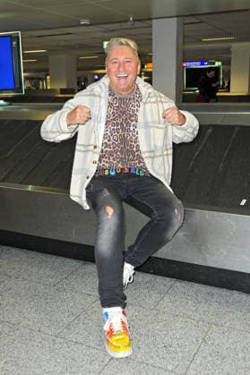 RTL - Dschungelcamp 2026. Hubert Fella anläßlich der Ankunft der Kandidaten der RTL - Sendung Ich bin ein Star - holt mich hier raus vom Dschungel-Camp 2026 in Australien am 11.02.2026 auf dem Flughafen Frankfurt Main. 20260211MWI109607
