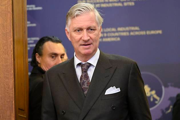 King Philippe Visits FN Browning HERSTAL, BELGIUM - FEBRUARY 11 : King Philippe of Belgium pictured visiting the FN Browning factory in Herstal on February 11, 2026 in Herstal, Belgium, 11 02 2026 Herstal Belgium  Copyright: xPhilipxReynaersx