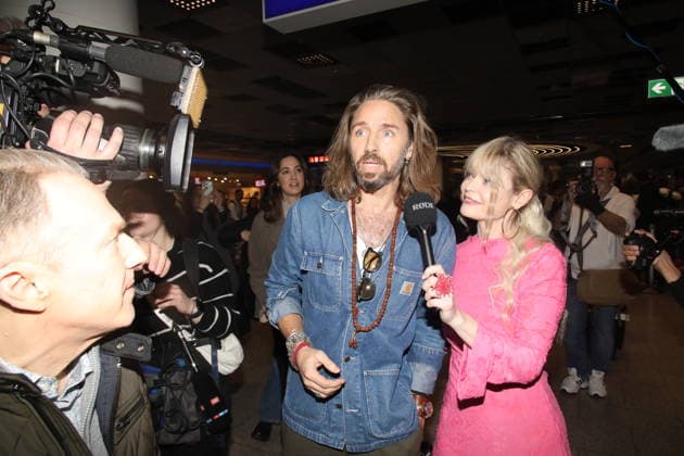 Gil Ofarim bei der Rückkehr der Dschungelcamp-Kandidaten der RTL Reality-TV-Show Ich bin ein Star - holt mich hier raus aus Australien auf dem Flughafen Frankfurt am Main. Frankfurt, 11.02.2026 Copyright: xMatthiasxGränzdörferx