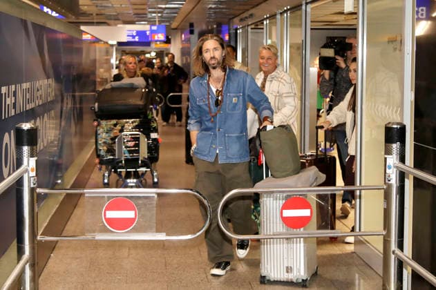 Gil Ofarim bei der Rückkehr der Dschungelcamp-Kandidaten der RTL Reality-TV-Show Ich bin ein Star - holt mich hier raus aus Australien auf dem Flughafen Frankfurt am Main. Frankfurt, 11.02.2026