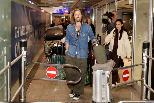 Gil Ofarim bei der Rückkehr der Dschungelcamp-Kandidaten der RTL Reality-TV-Show Ich bin ein Star - holt mich hier raus aus Australien auf dem Flughafen Frankfurt am Main. Frankfurt, 11.02.2026
