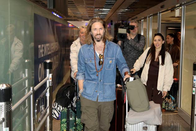 Gil Ofarim bei der Rückkehr der Dschungelcamp-Kandidaten der RTL Reality-TV-Show Ich bin ein Star - holt mich hier raus aus Australien auf dem Flughafen Frankfurt am Main. Frankfurt, 11.02.2026