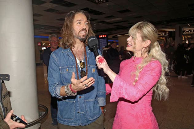 Gil Ofarim bei der Rückkehr der Dschungelcamp-Kandidaten der RTL Reality-TV-Show Ich bin ein Star - holt mich hier raus aus Australien auf dem Flughafen Frankfurt am Main. Frankfurt, 11.02.2026